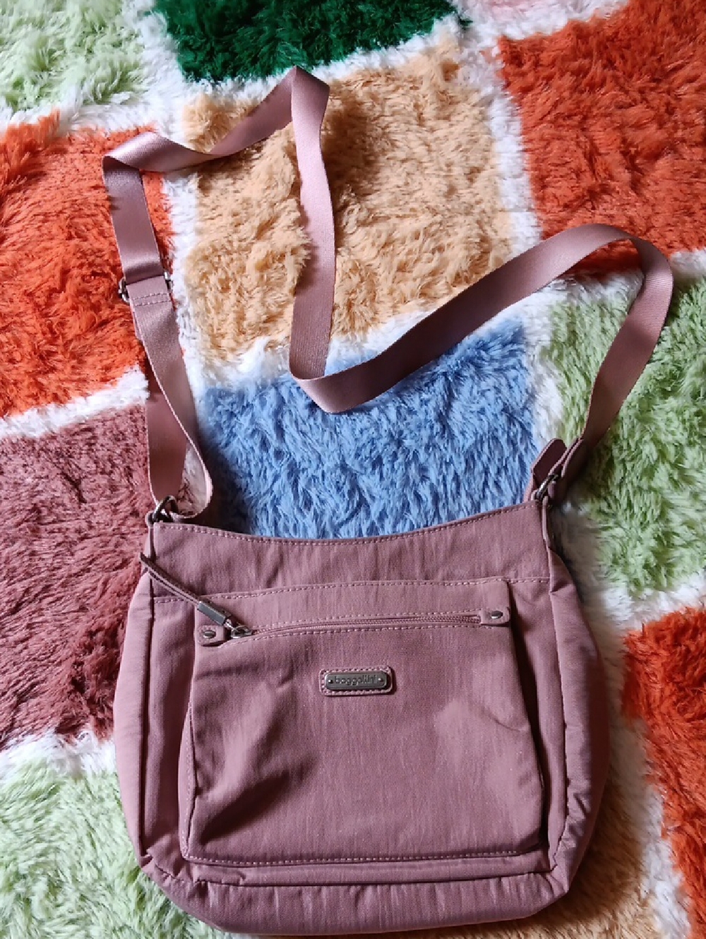 Baggallini Dusty Rose Crossbody